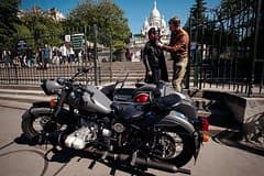 Paris Private Vintage Half Day Tour on a Sidecar Motorcycle