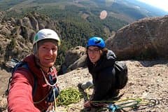 Climbing in Montserrat Mountain