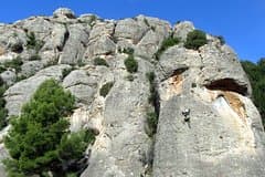 Climbing in Montserrat Mountain