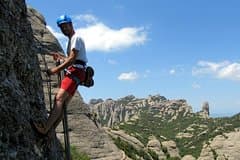 Climbing in Montserrat Mountain