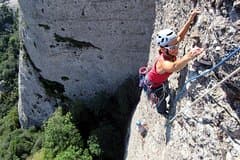 Climbing in Montserrat Mountain