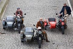 Paris Private Vintage Half Day Tour on a Sidecar Motorcycle