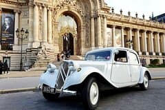 Paris Private Vintage Car Tour & River Cruise with CDG Transfers