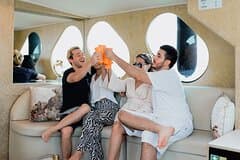Dubai Harbour Luxury Yacht Tour with BBQ & Drinks 