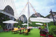 Apollo Premium 5-Star Day Cruise to Ha Long Bay with Buffet Lunch