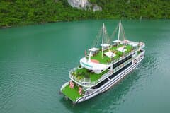 Apollo Premium 5-Star Day Cruise to Ha Long Bay with Buffet Lunch
