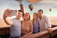 Luxury Hot Air Balloon, Land Rover Defender & Michelin Breakfast
