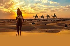 Heritage Safari Dubai in Vintage Land Rover with Dinner