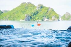 Apollo Premium 5-Star Day Cruise to Ha Long Bay with Buffet Lunch
