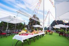 Apollo Premium 5-Star Day Cruise to Ha Long Bay with Buffet Lunch