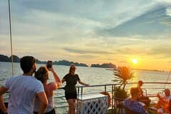 Apollo Premium 5-Star Day Cruise to Ha Long Bay with Buffet Lunch
